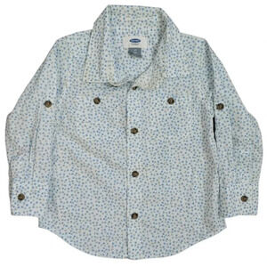 Old Navy Long Sleeve Toddler Button Up Shirt 2T
